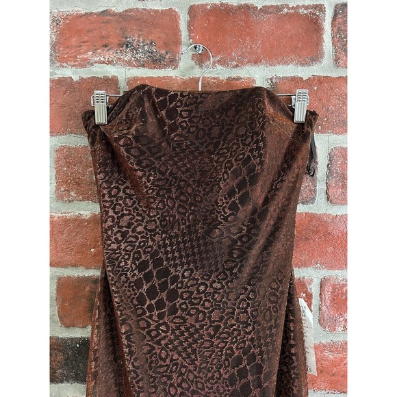 Gunne Sax VTG Jessica McClintock Millennium 2000 Leopard Shimmer Gown Size 3 NWT - Picture 3 of 9